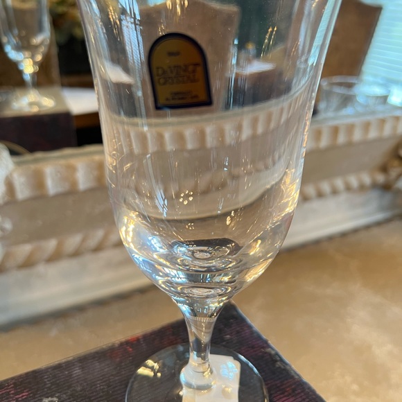 NEW Da Vinci Sabina Platinum and Gold Trim Wine goblets 7 3/4" Set of 6 - Picture 4 of 10